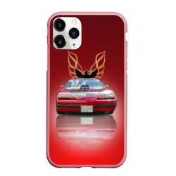 Чехол для iPhone 11 Pro Max матовый Американский спорткар Pontiac Firebird