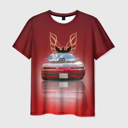 Мужская футболка 3D Американский спорткар Pontiac Firebird