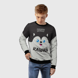 Детский свитшот 3D Kawaii Husky - фото 2