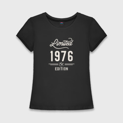 Женская футболка хлопок Slim 1976 год - ограниченный выпуск
