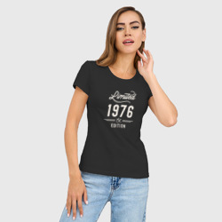 Женская футболка хлопок Slim 1976 год - ограниченный выпуск - фото 2