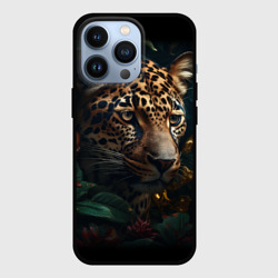 Чехол для iPhone 13 Pro Леопард фотореализм