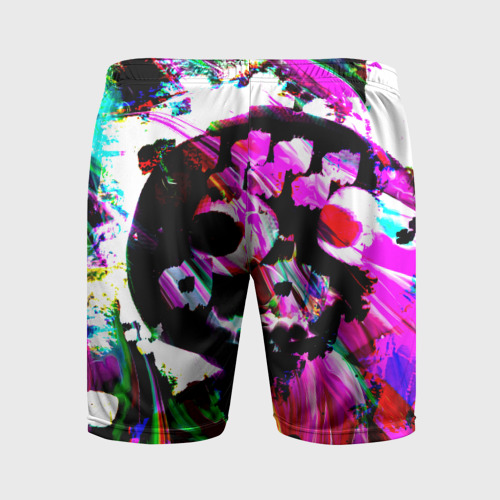 Мужские шорты спортивные Парень в Черной маске, цвет 3D печать - фото 2