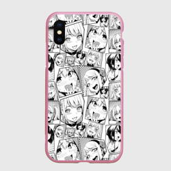 Чехол для iPhone XS Max матовый Anime hentai ahegao