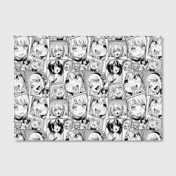 Холст прямоугольный Anime hentai ahegao - фото 2