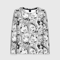 Женский лонгслив 3D Anime hentai ahegao