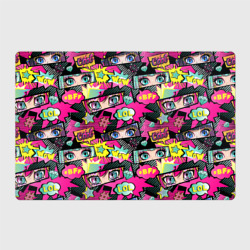 Магнитный плакат 3Х2 Глаза аниме-девушки: pop-art pattern