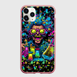 Чехол для iPhone 11 Pro Max матовый Безумный химик