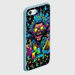 Чехол для iPhone 5/5S матовый Безумный химик - фото 2