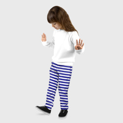 Детские брюки 3D Тельняшка синяя ВМФ - фото 2