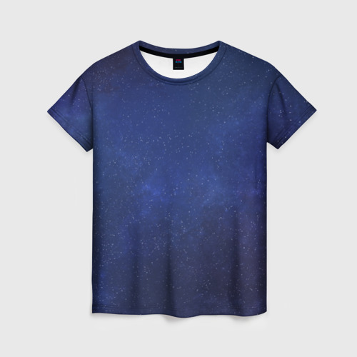 Женская футболка 3D с принтом Космический, вид спереди #2