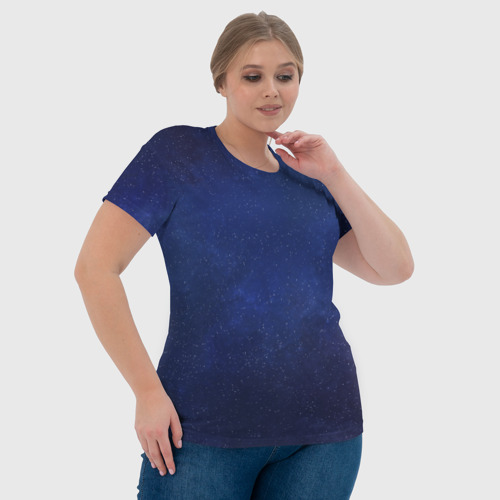 Женская футболка 3D с принтом Космический, фото #4