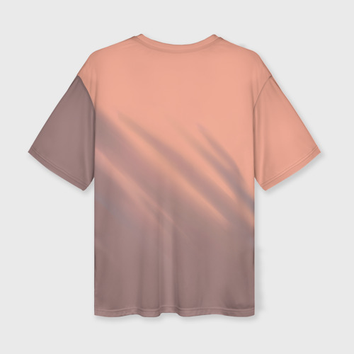 Женская футболка oversize 3D Аниме Кот с загрузкой, цвет 3D печать - фото 2
