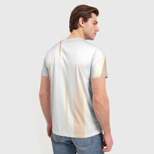 Мужская футболка 3D Аниме Енот и Кот, цвет 3D печать - фото 4
