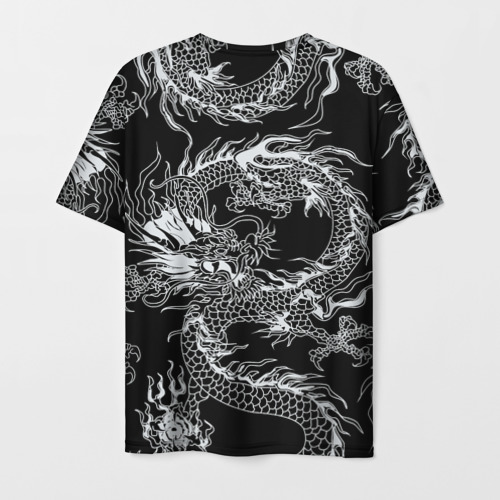Мужская футболка 3D Татуировка японского дракона, цвет 3D печать - фото 2