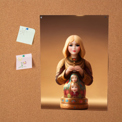 Постер Матрёшка 585 Гольд кукла - фото 2