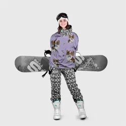 Накидка на куртку 3D Континентальный той-спаниель - фото 2