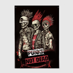 Постер Punks       not      dead