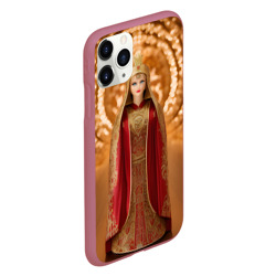 Чехол для iPhone 11 Pro матовый Матрёшка 585 Гольд царица - фото 2