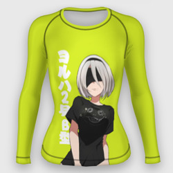 Женский рашгард 3D YoRHa 2-gou B-gata