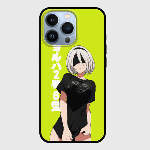 Чехол для iPhone 13 Pro YoRHa 2-gou B-gata, цвет черный