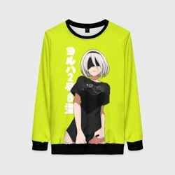 Женский свитшот 3D YoRHa 2-gou B-gata