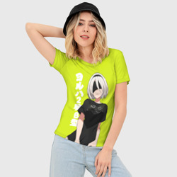 Женская футболка 3D Slim YoRHa 2-gou B-gata - фото 2