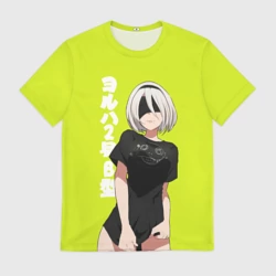 Мужская футболка 3D YoRHa 2-gou B-gata