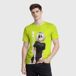 Мужская футболка 3D YoRHa 2-gou B-gata - фото 2