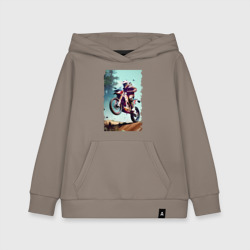 Детская толстовка хлопок Мотокросс - экстрим