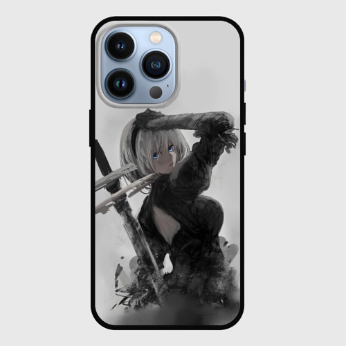 Чехол для iPhone 13 Pro YoRHa 2-gou B-gata - android, цвет черный