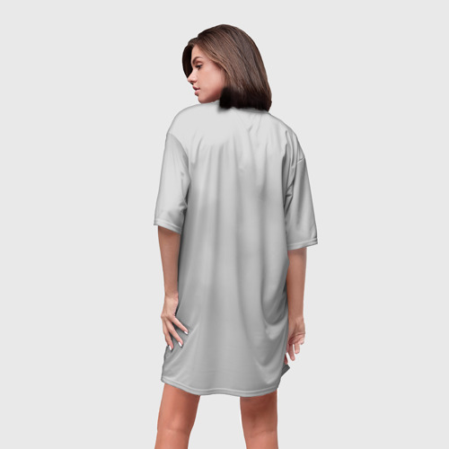 Платье-футболка 3D YoRHa 2-gou B-gata - android, цвет 3D печать - фото 4