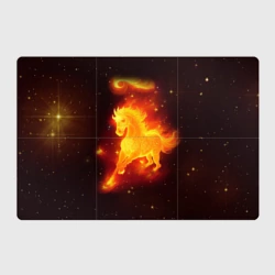 Магнитный плакат 3Х2 Огненный конь мчится
