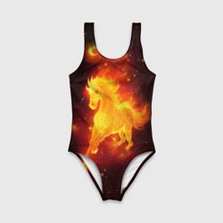 Детский купальник 3D Огненный конь мчится - фото 2