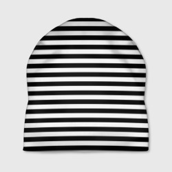 Шапка 3D Тельняшка черная Подводного флота ВМФ