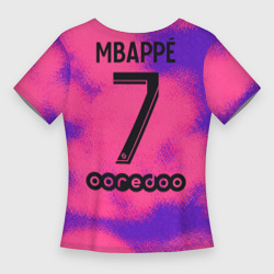 Килиан Мбаппе форма ПСЖ четвертая – Женская футболка 3D Slim с принтом купить