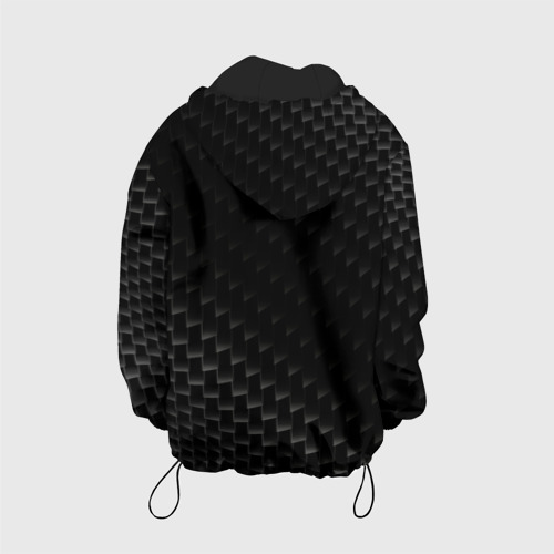 Детская куртка 3D Mini карбоновый фон, цвет черный - фото 2