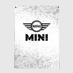 Постер Mini с потертостями на светлом фоне