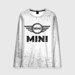 Мужской лонгслив 3D Mini с потертостями на светлом фоне