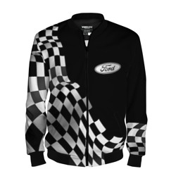 Мужской бомбер 3D Ford racing flag