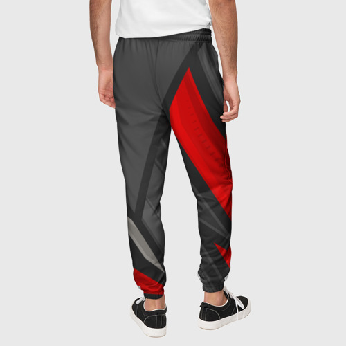 Мужские брюки 3D с принтом BYD sports racing, вид сзади #2