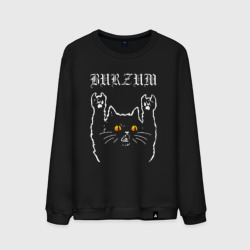 Мужской свитшот хлопок Burzum rock cat