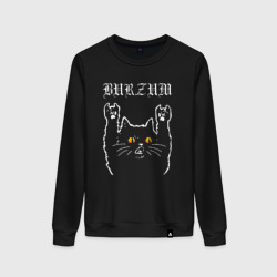 Женский свитшот хлопок Burzum rock cat