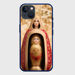 Чехол для iPhone 14 Матрёшка 585 Гольд царевна