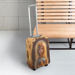 Чехол для чемодана 3D Матрёшка девочка - фото 2