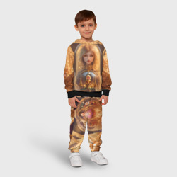 Детский костюм с толстовкой 3D Матрёшка девочка - фото 2