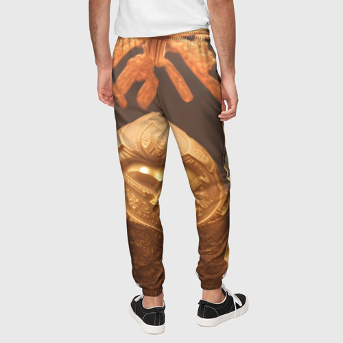 Мужские брюки 3D Матрёшка 585 Гольд, цвет 3D печать - фото 5