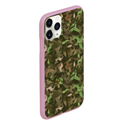 Чехол для iPhone 11 Pro Max матовый Олени и дубовые листья - камуфляж - фото 2