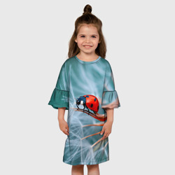 Детское платье 3D Маленькая божья коровка - фото 2