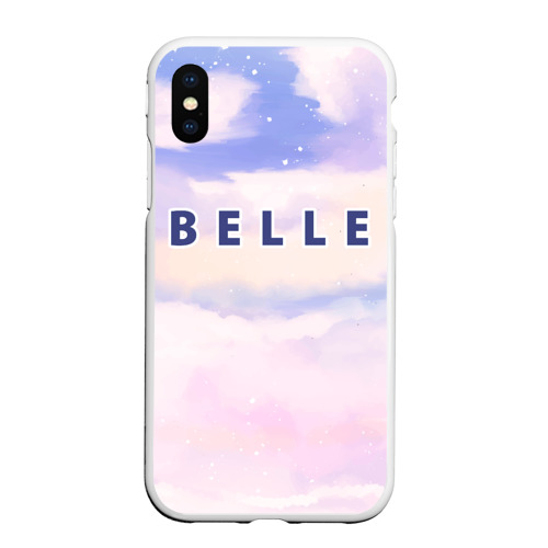 Чехол для iPhone XS Max матовый Belle sky clouds